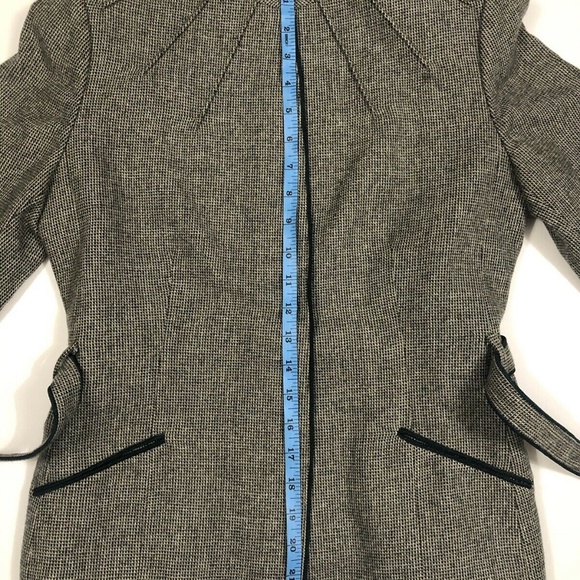 VTG Devon Hall by Robert Paul Tabah size 8 Jacket Blazer Wool Tweed Gray - Picture 6 of 11